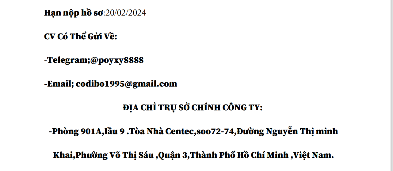 lĩnh vực hoạt động